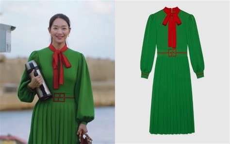 gucci green dress hometown cha cha|'Hometown Cha.